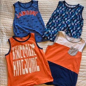 Boys Tank Top Lot Crazy 8 Size M (7-8)